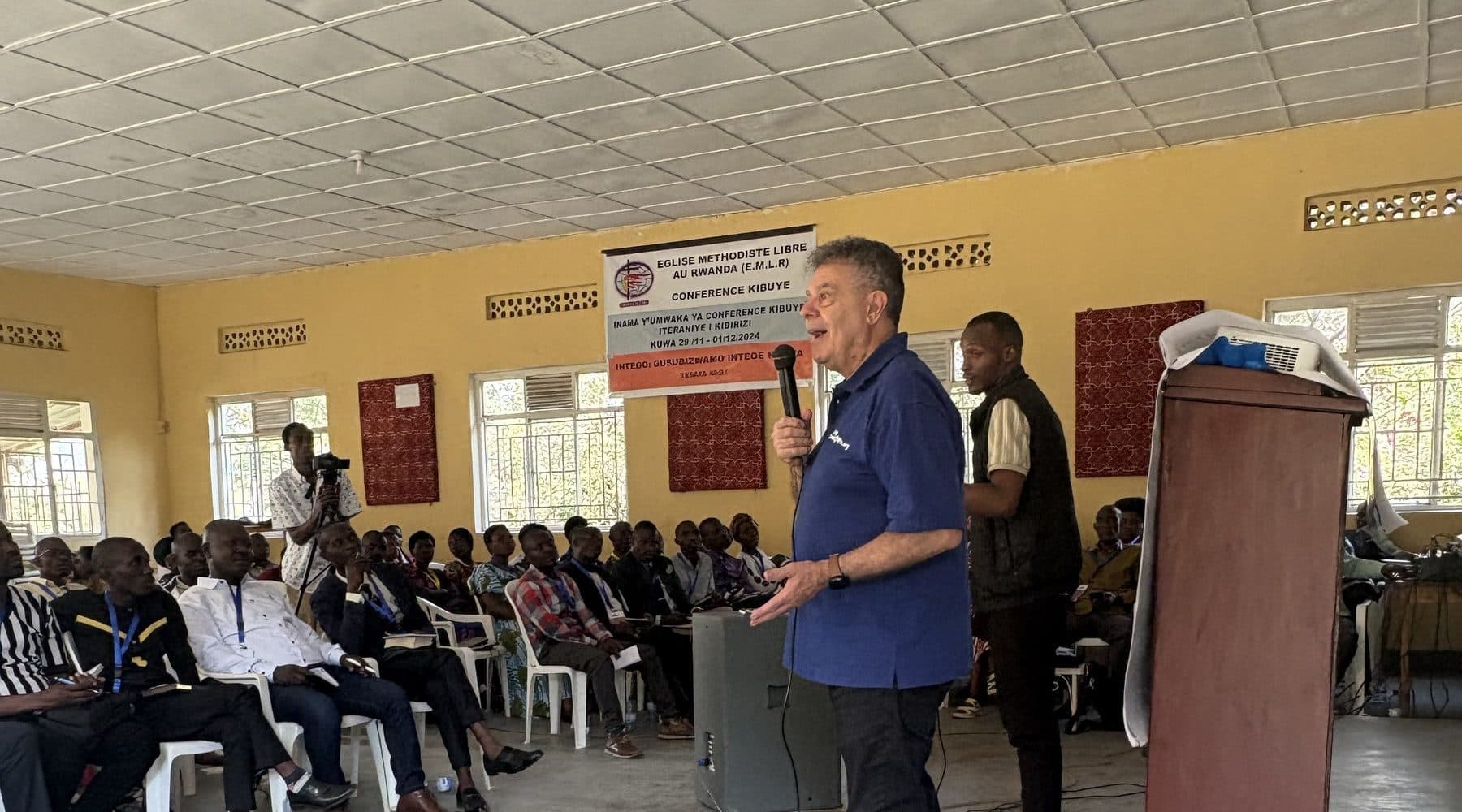 Pastors attending a training gathering